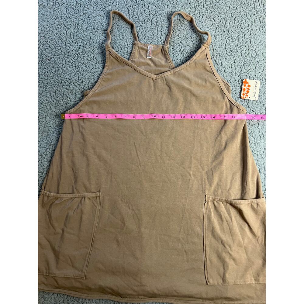 FP Movement Hot Shot V-Neck Sleeveless Patch Pocket Mini Dress Medium (B120337) - Picture 9 of 11